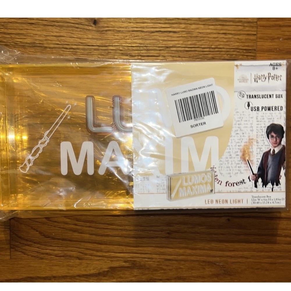 Warner Bros. Lumos Maxima LED Neon Light - Yellow
